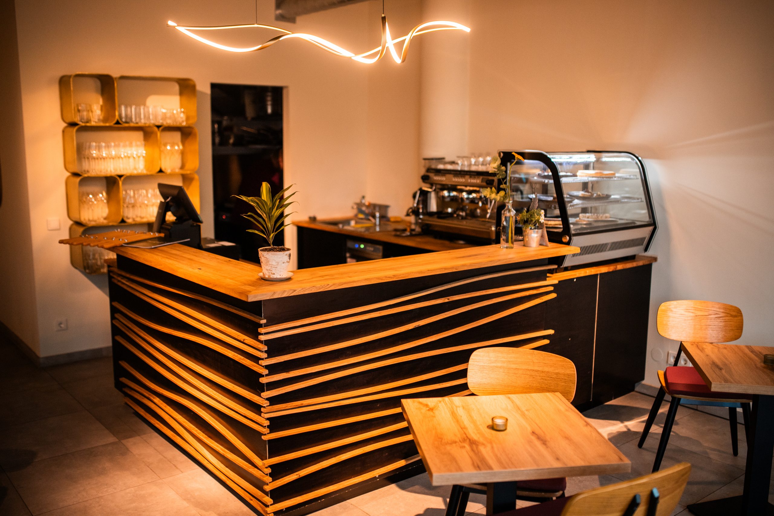 Das Café am Rande der Stadt